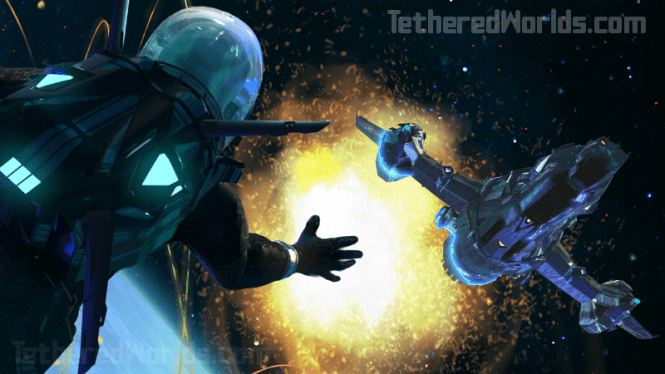 "Whoa! Space adventures are dangerous!"