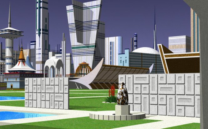 What kind of culture develops buildings that don't even make sense?